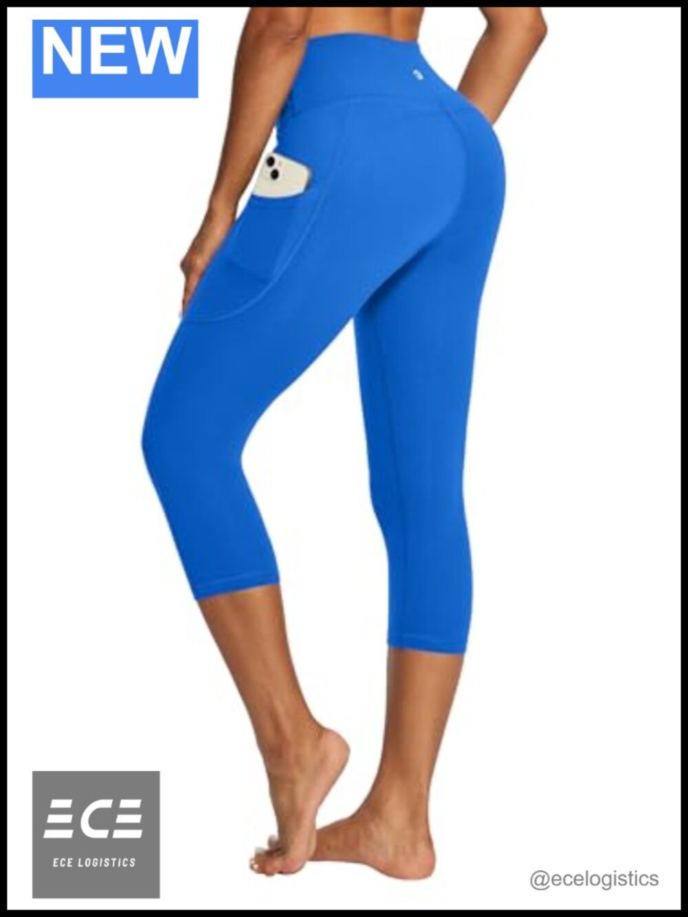 IUGA Capri Leggings with Pockets High Waist Tummy Control Yoga Pants